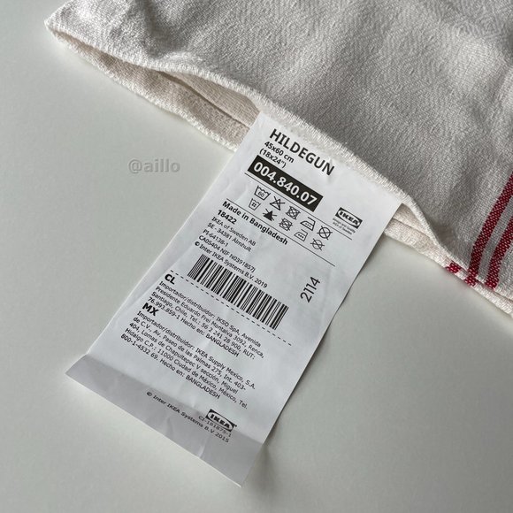 24 IKEA HILDEGUN Dish towels - Picture 4 of 16